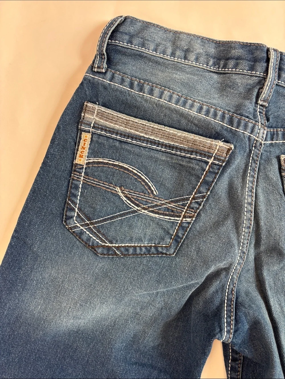 Cinch Grant Slim Straight Blue Jeans